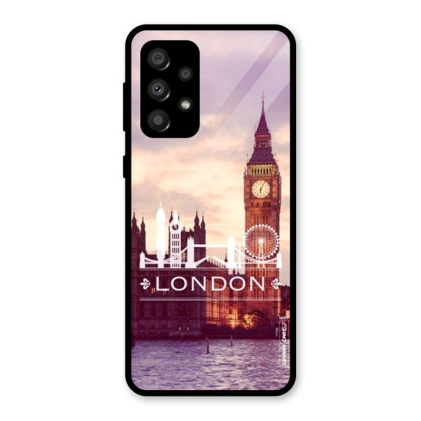 City Tower Glass Back Case for Galaxy A32