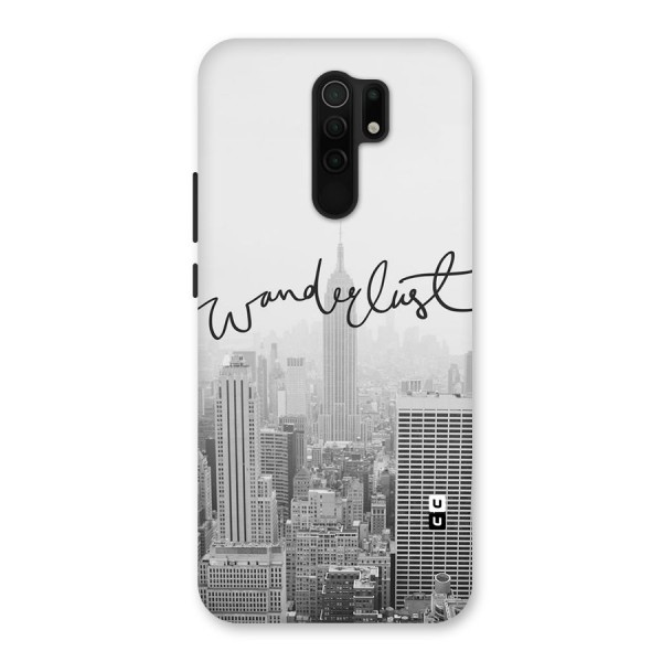 City Wanderlust Monochrome Back Case for Redmi 9 Prime