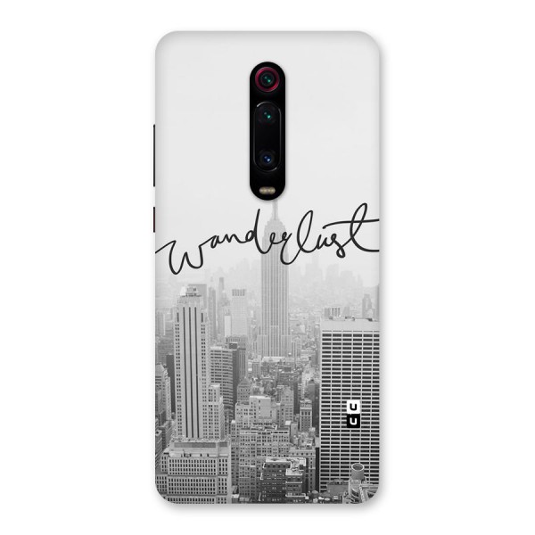 City Wanderlust Monochrome Back Case for Redmi K20 Pro