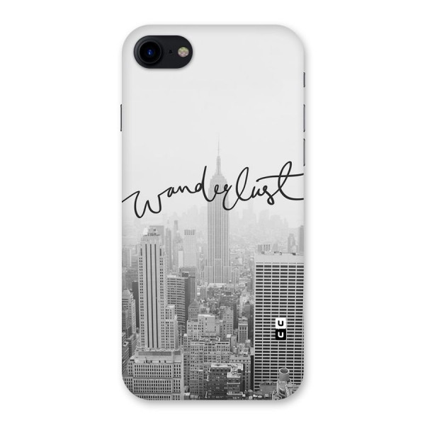 City Wanderlust Monochrome Back Case for iPhone SE 2020