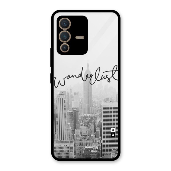 City Wanderlust Monochrome Glass Back Case for Vivo V23 5G