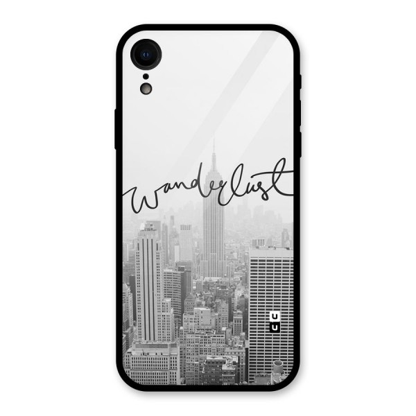 City Wanderlust Monochrome Glass Back Case for XR