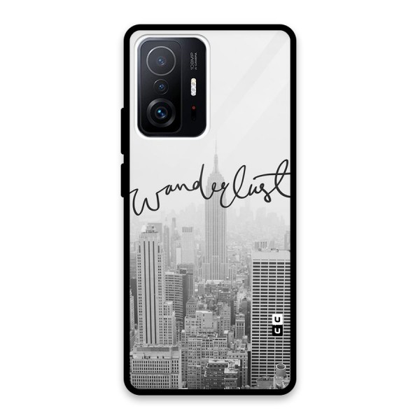 City Wanderlust Monochrome Glass Back Case for Xiaomi 11T Pro