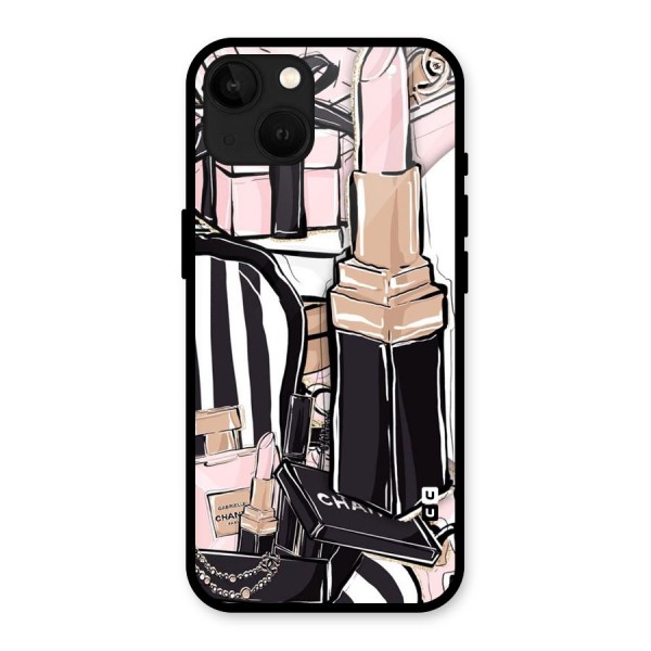 Class Girl Design Glass Back Case for iPhone 13