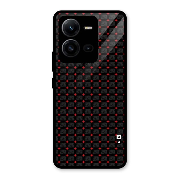 Class With Polka Glass Back Case for Vivo V25