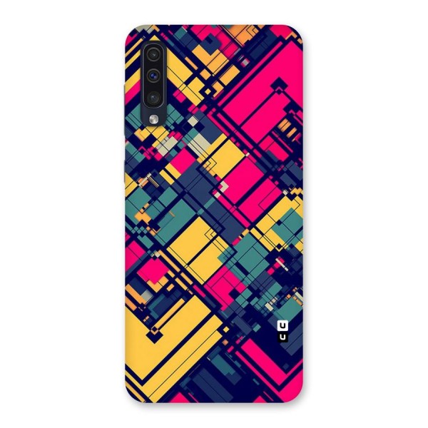 Classic Abstract Coloured Back Case for Galaxy A50