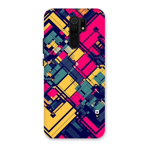 Classic Abstract Coloured Back Case for Redmi 9 Prime