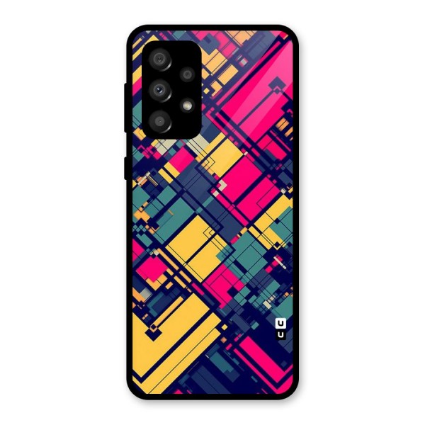 Classic Abstract Coloured Glass Back Case for Galaxy A32