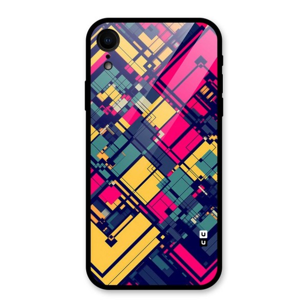 Classic Abstract Coloured Glass Back Case for XR