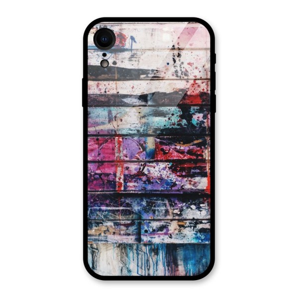 Classic Art Splash Glass Back Case for XR