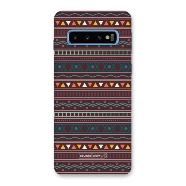 Classic Aztec Pattern Back Case for Galaxy S10