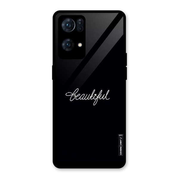 Classic Beautiful Glass Back Case for Oppo Reno7 Pro 5G