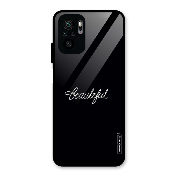 Classic Beautiful Glass Back Case for Redmi Note 10