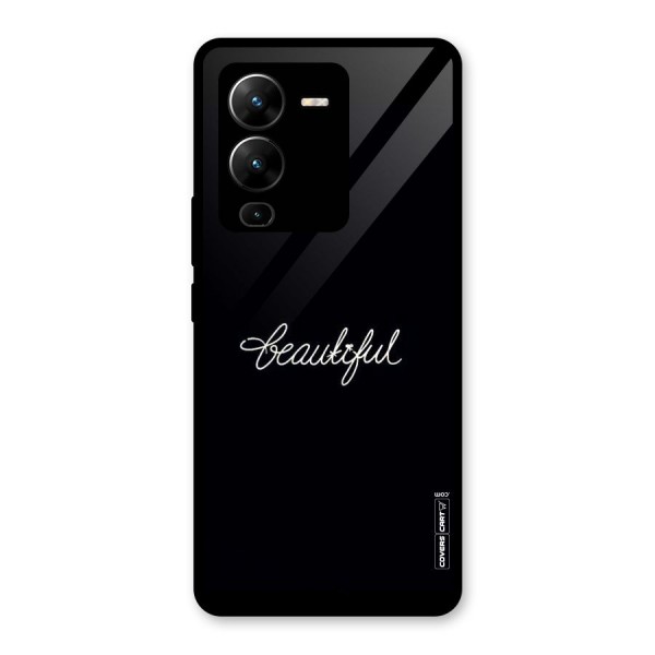 Classic Beautiful Glass Back Case for Vivo V25 Pro