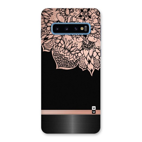 Classic Black Sleak Design Back Case for Galaxy S10