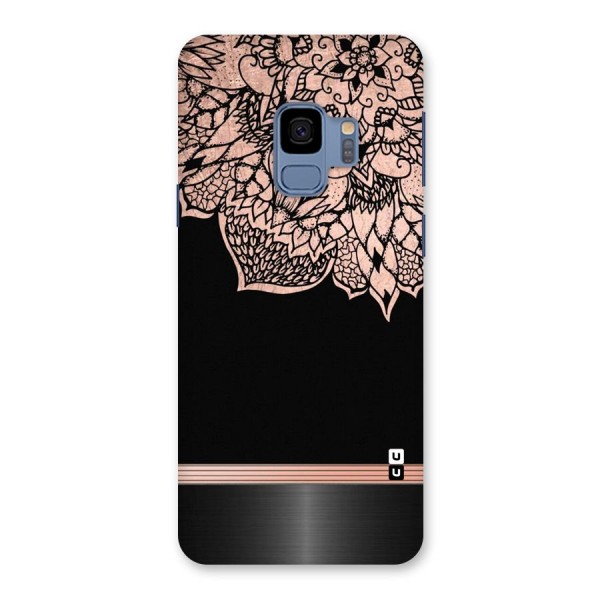 Classic Black Sleak Design Back Case for Galaxy S9