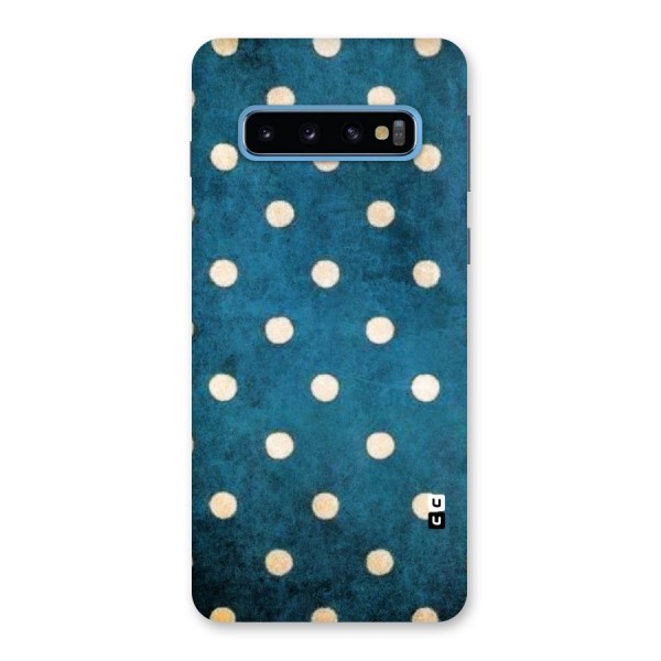 Classic Blue Polka Back Case for Galaxy S10