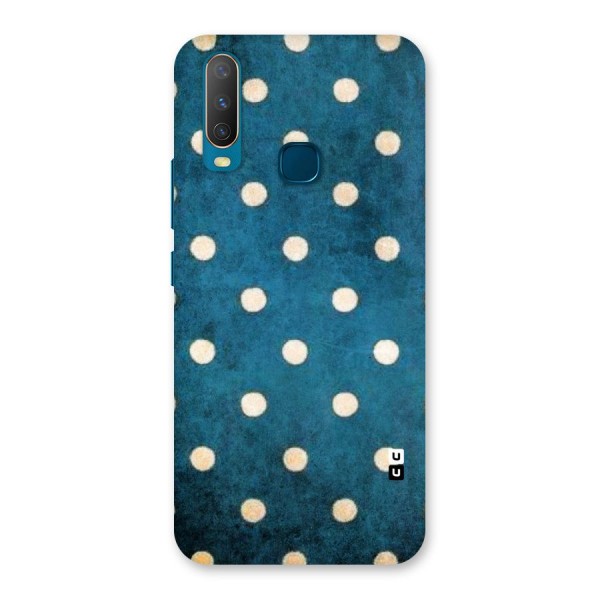 Classic Blue Polka Back Case for Vivo U10