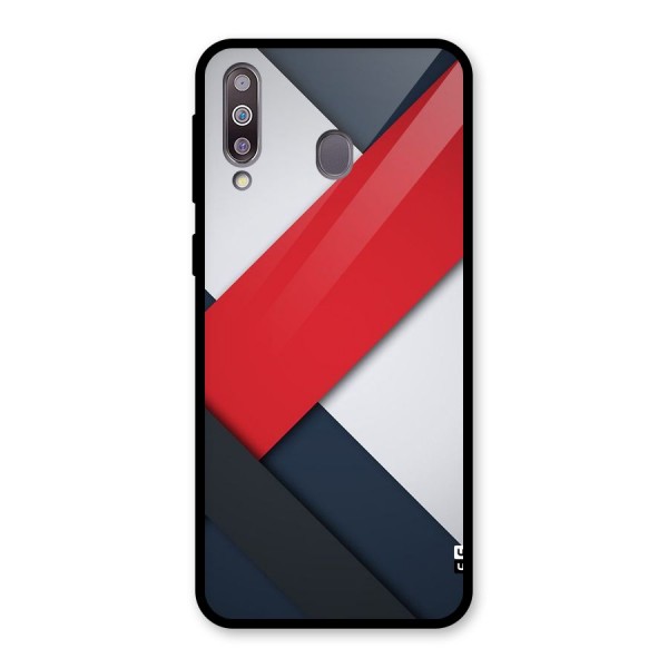 Classic Bold Glass Back Case for Galaxy M30