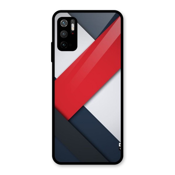 Classic Bold Glass Back Case for Poco M3 Pro 5G