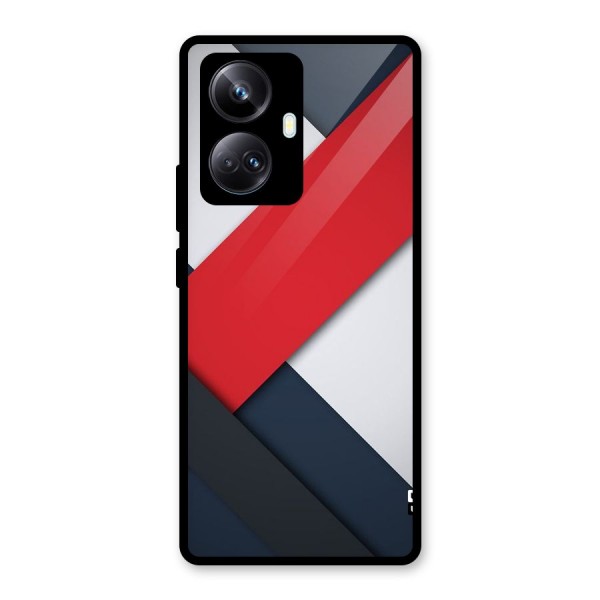 Classic Bold Glass Back Case for Realme 10 Pro Plus