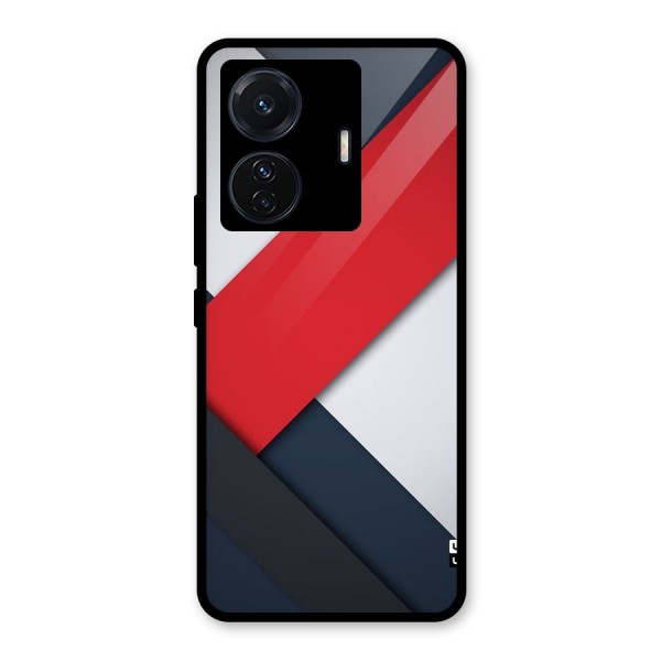 Classic Bold Glass Back Case for Vivo T1 Pro