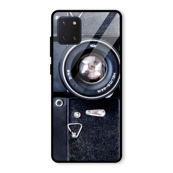 Classic Camera Glass Back Case for Galaxy Note 10 Lite