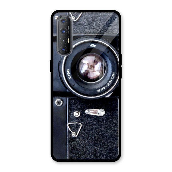 Classic Camera Glass Back Case for Oppo Reno3 Pro