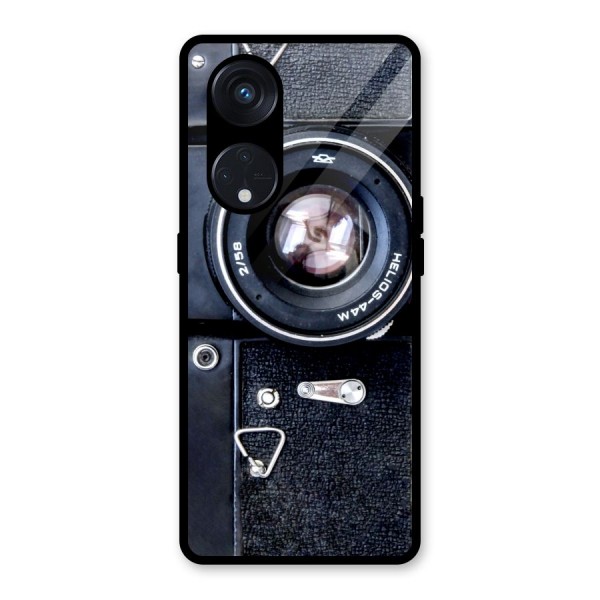 Classic Camera Glass Back Case for Reno8 T 5G