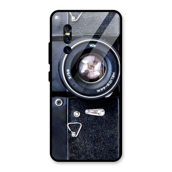 Classic Camera Glass Back Case for Vivo V15 Pro