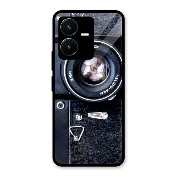 Classic Camera Glass Back Case for Vivo Y22