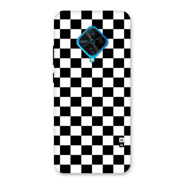 Classic Check Back Case for Vivo S1 Pro