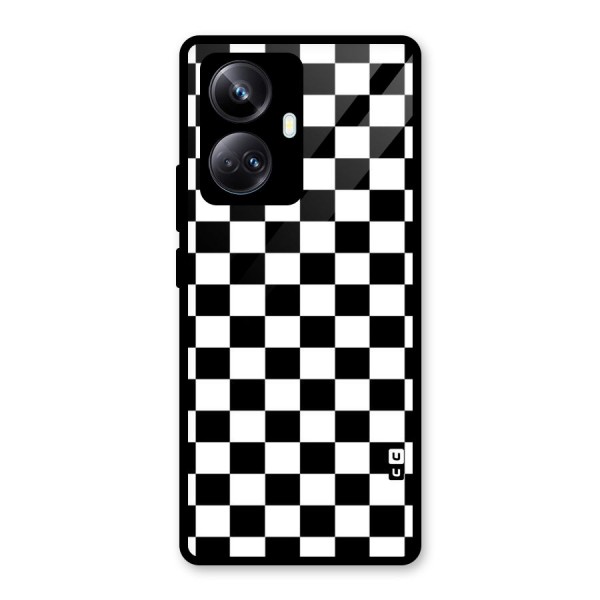 Classic Check Glass Back Case for Realme 10 Pro Plus