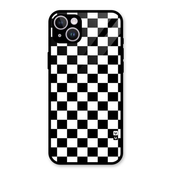 Classic Check Glass Back Case for iPhone 14 Plus