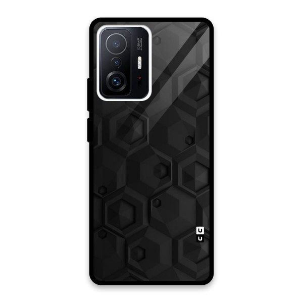 Classic Hexa Glass Back Case for Xiaomi 11T Pro