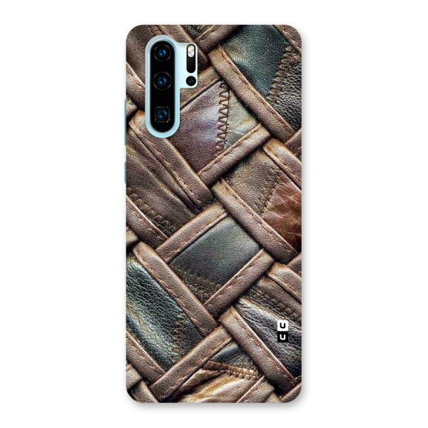 Classic Leather Belt Design Back Case for Huawei P30 Pro