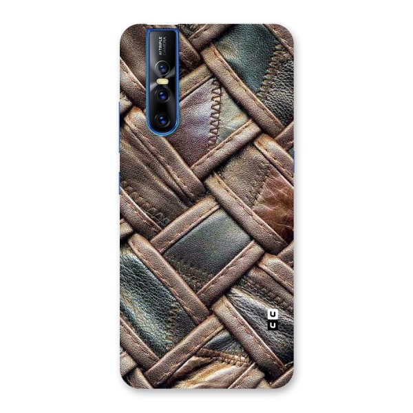 Classic Leather Belt Design Back Case for Vivo V15 Pro