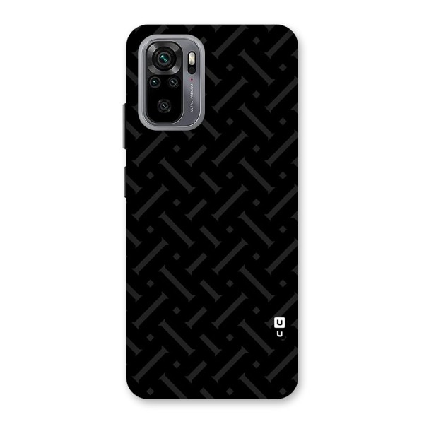 Classic Pipes Pattern Back Case for Redmi Note 10