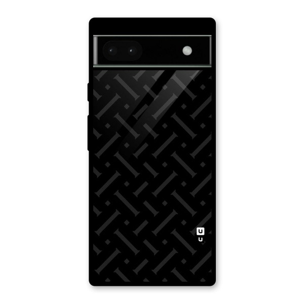 Classic Pipes Pattern Glass Back Case for Google Pixel 6a