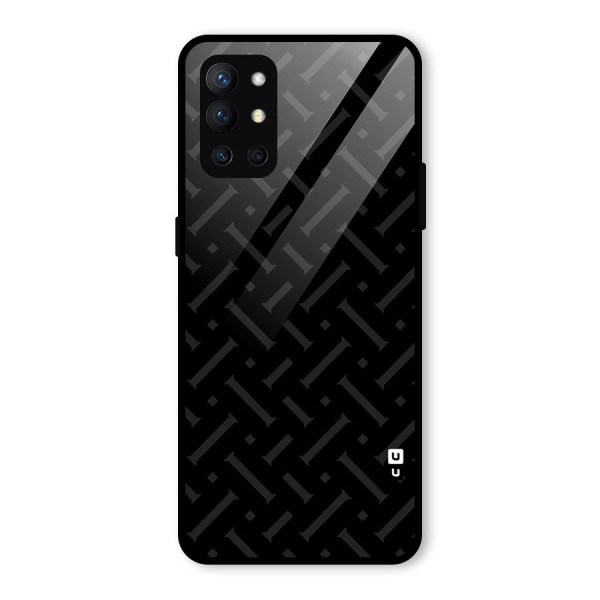 Classic Pipes Pattern Glass Back Case for OnePlus 9R