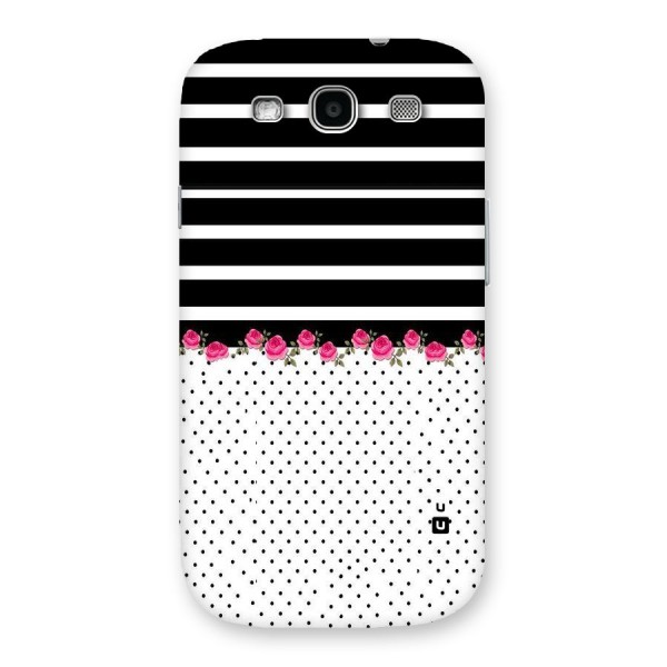 Classic Polka Stripes Back Case for Galaxy S3 Neo