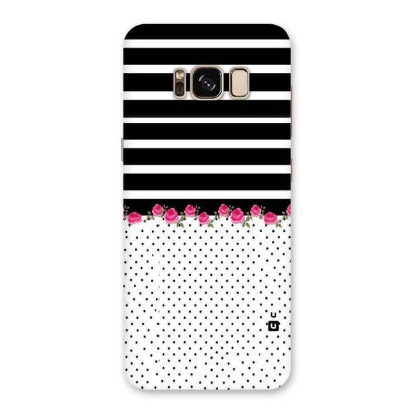 Classic Polka Stripes Back Case for Galaxy S8