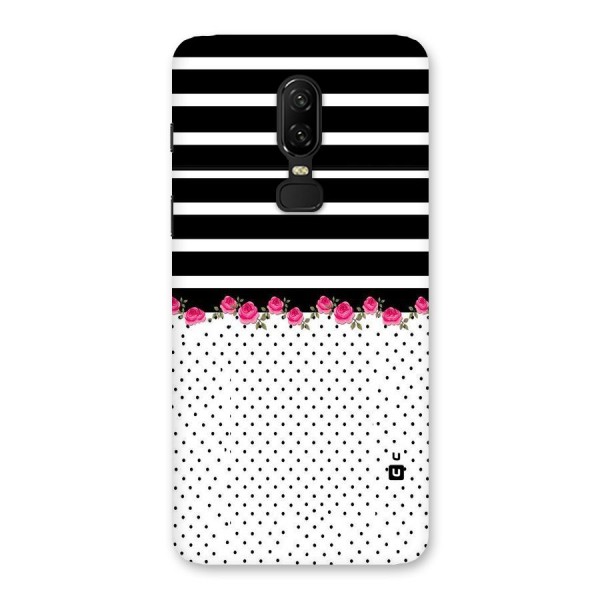 Classic Polka Stripes Back Case for OnePlus 6