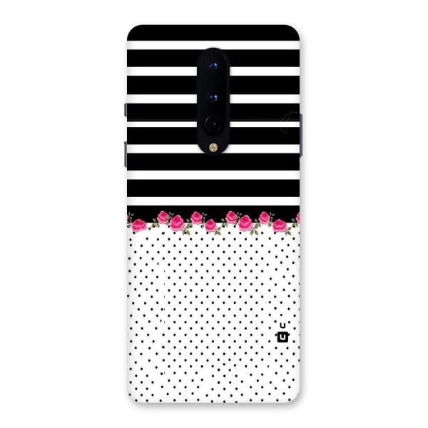 Classic Polka Stripes Back Case for OnePlus 8