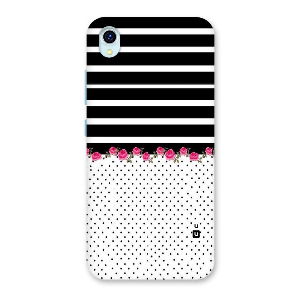 Classic Polka Stripes Back Case for Vivo Y1s