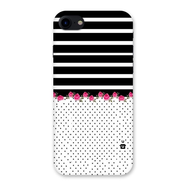 Classic Polka Stripes Back Case for iPhone SE 2020