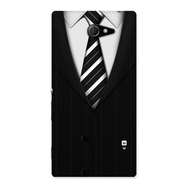 Classic Ready Suit Back Case for Sony Xperia M2