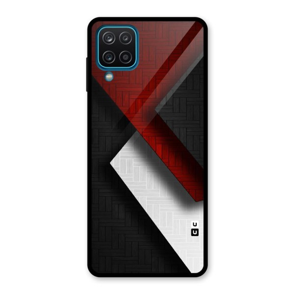 Classic Shades Design Glass Back Case for Galaxy A12