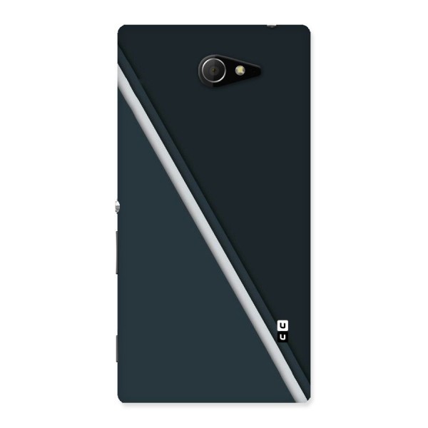 Classic Single Stripe Back Case for Sony Xperia M2