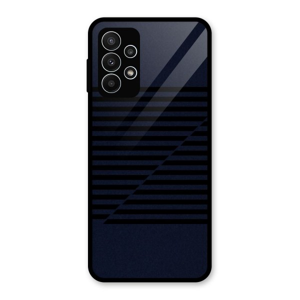 Classic Stripes Cut Glass Back Case for Galaxy A23